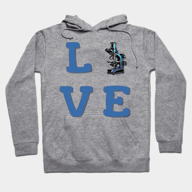 Love, microscope Hoodie by LM Designs by DS